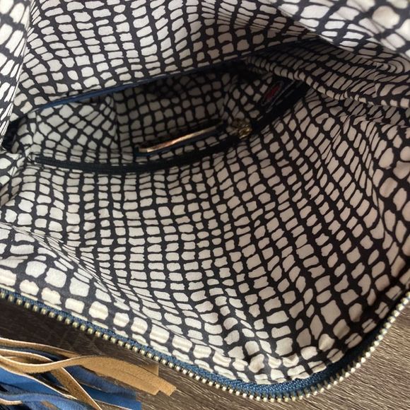 Womens Urban Expressions Navy Blue Loretta Clutch - Picture 5 of 11